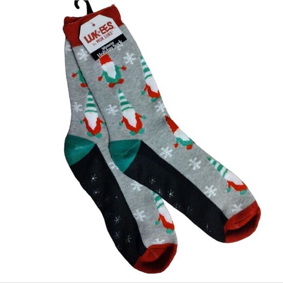 Hot Topic Dinosaurs and Muk Luks Gnomes Fleece Socks Bundle NEW - Picture 9 of 15